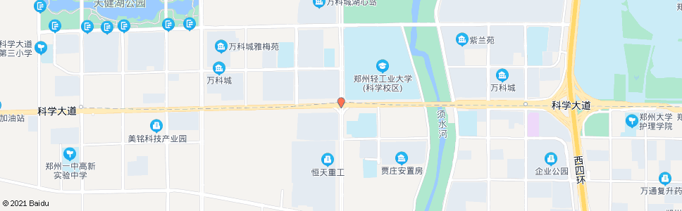 郑州科学大道红松路_公交站地图_郑州公交_妙搜公交查询2024