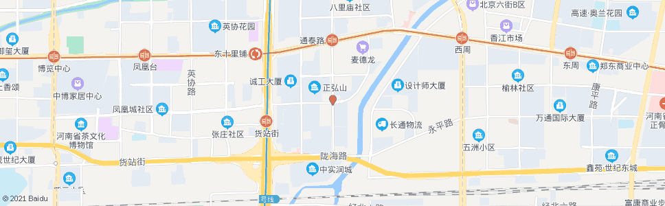 郑州通泰路白庄街_公交站地图_郑州公交_妙搜公交查询2024