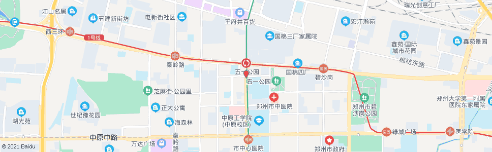 郑州市场街桐柏路_公交站地图_郑州公交_妙搜公交查询2024