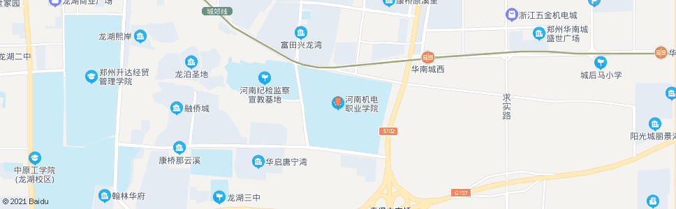 郑州龙湖机电学院_公交站地图_郑州公交_妙搜公交查询2024