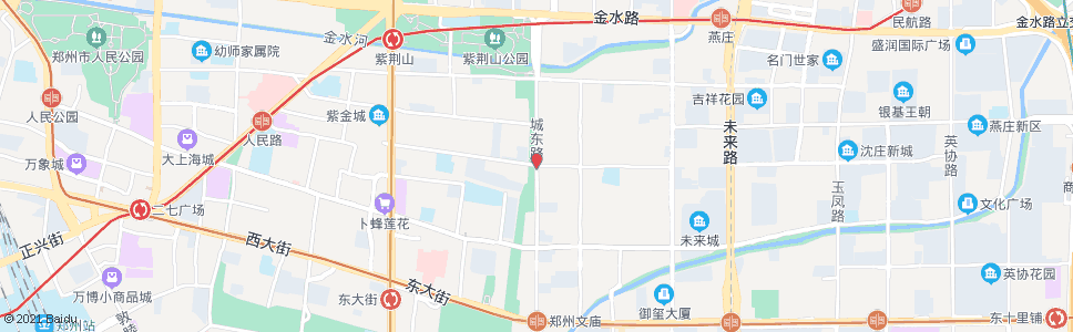 郑州城北路城东路站_公交站地图_郑州公交_妙搜公交查询2024