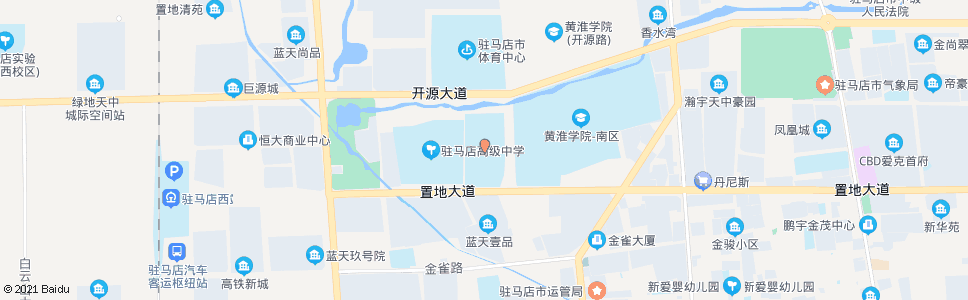 驻马店职业技术学院_公交站地图_驻马店公交_妙搜公交查询2024