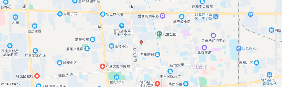 驻马店天龙市场_公交站地图_驻马店公交_妙搜公交查询2024