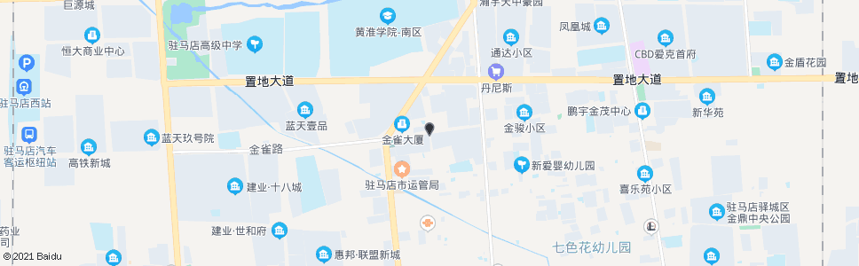 驻马店金雀路文祥路口_公交站地图_驻马店公交_妙搜公交查询2024