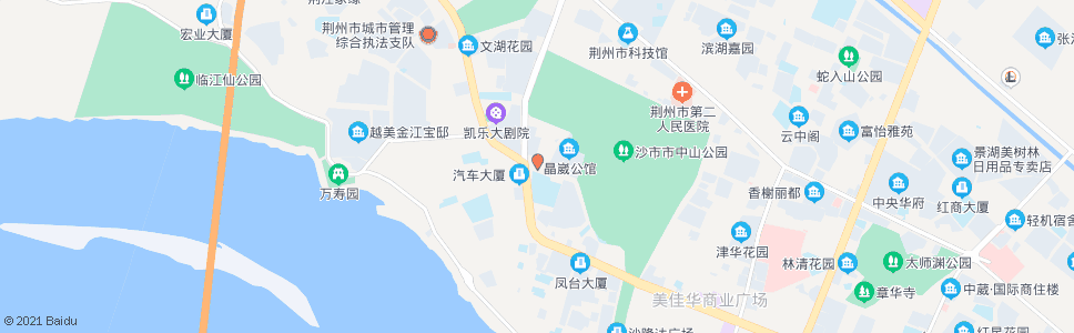 荆州公园路_公交站地图_荆州公交_妙搜公交查询2024