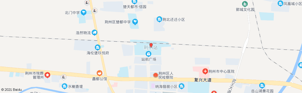 荆州电排站_公交站地图_荆州公交_妙搜公交查询2024