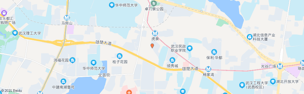 武汉团校路大何村_公交站地图_武汉公交_妙搜公交查询2024