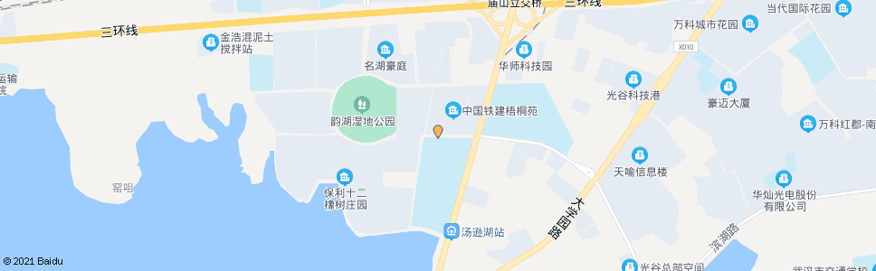 武汉汤逊湖北路江夏大道_公交站地图_武汉公交_妙搜公交查询2024