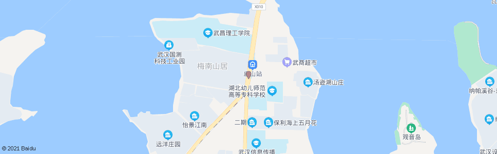 武汉江夏大道城际铁路庙山站_公交站地图_武汉公交_妙搜公交查询2024