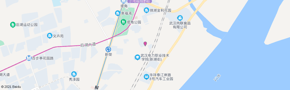 武汉矿场路堤角路_公交站地图_武汉公交_妙搜公交查询2024