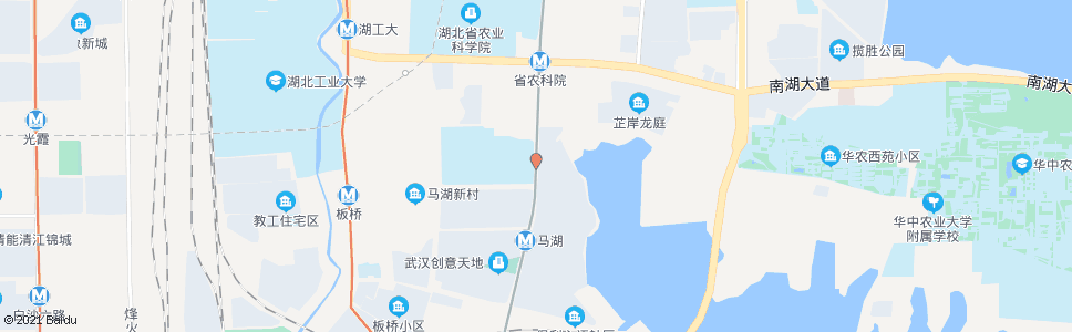 武汉野芷湖西路马湖_公交站地图_武汉公交_妙搜公交查询2024