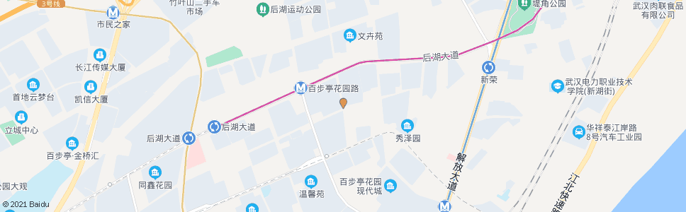 武汉安居路后湖南路口_公交站地图_武汉公交_妙搜公交查询2024