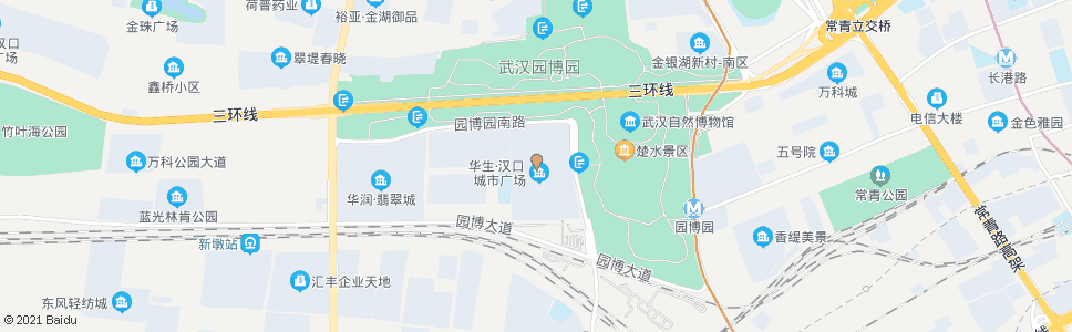 武汉城华路雪莲路_公交站地图_武汉公交_妙搜公交查询2024