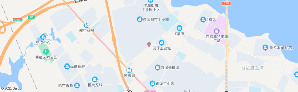 武汉宋岗二路隹海都市工业园_公交站地图_武汉公交_妙搜公交查询2024