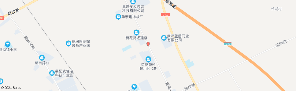 武汉东西湖大道荷包湖六大队_公交站地图_武汉公交_妙搜公交查询2024