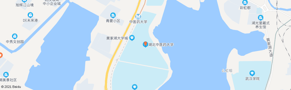 武汉黄家湖西路中医药大学_公交站地图_武汉公交_妙搜公交查询2024