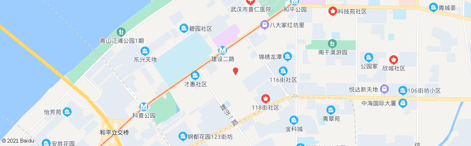 武汉建设二路48街坊_公交站地图_武汉公交_妙搜公交查询2024