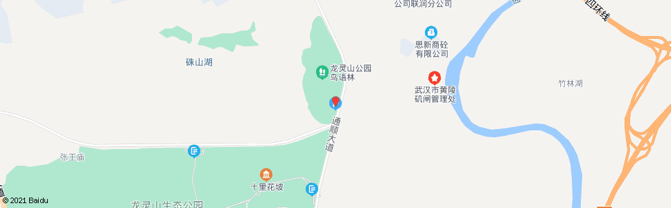 武汉枫树三路鸟语林停车场_公交站地图_武汉公交_妙搜公交查询2024