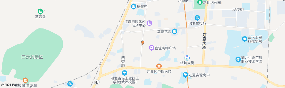 武汉中百仓储江夏店_公交站地图_武汉公交_妙搜公交查询2024