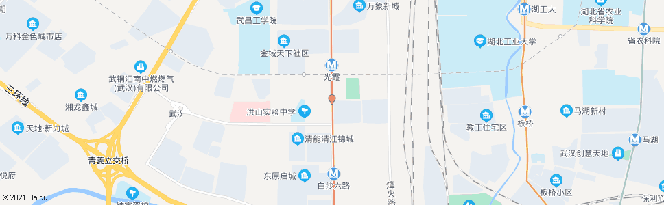 武汉烽胜路清能清江锦城_公交站地图_武汉公交_妙搜公交查询2024