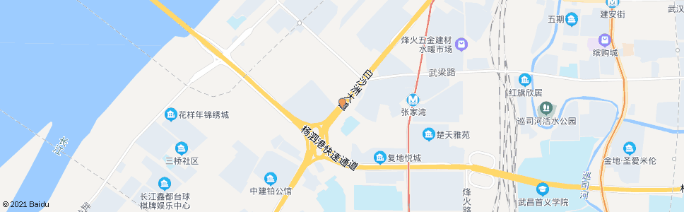 武汉白沙洲大道八坦路_公交站地图_武汉公交_妙搜公交查询2024