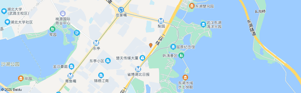 武汉翠柳街东湖路口_公交站地图_武汉公交_妙搜公交查询2025