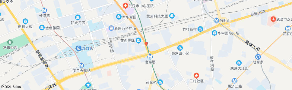 武汉唐家墩路地铁唐家墩路站_公交站地图_武汉公交_妙搜公交查询2024