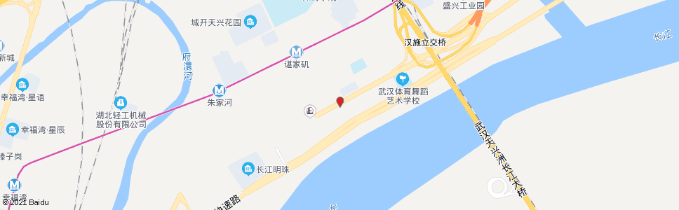 武汉谌家矶大道长报印务公司_公交站地图_武汉公交_妙搜公交查询2024