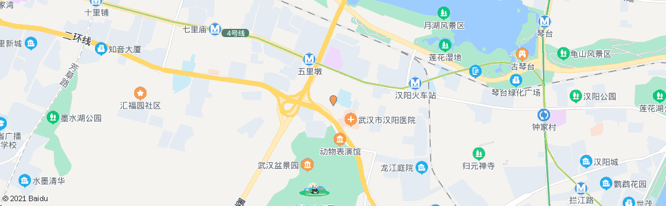 武汉动物园路墨水湖北路口_公交站地图_武汉公交_妙搜公交查询2024