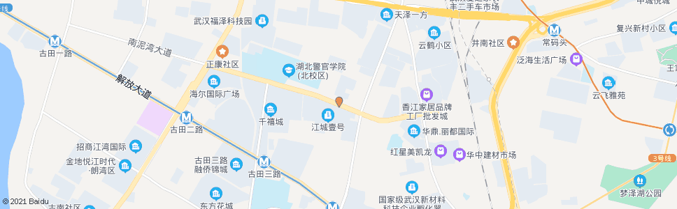 武汉南泥湾大道古田四路_公交站地图_武汉公交_妙搜公交查询2024