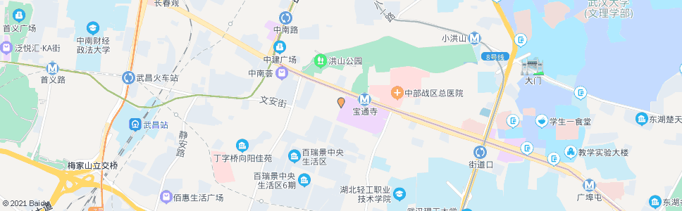 武汉宝通寺路武锅医院_公交站地图_武汉公交_妙搜公交查询2024