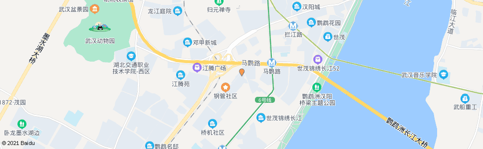 武汉鹦鹉洲建材市场_公交站地图_武汉公交_妙搜公交查询2024