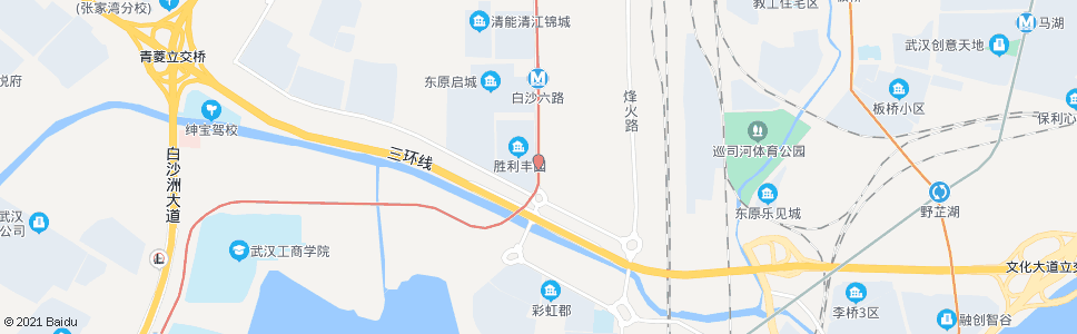 武汉烽胜路胜利村_公交站地图_武汉公交_妙搜公交查询2024