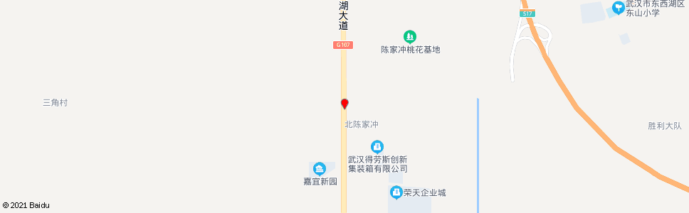 武汉东西湖大道跃进一队_公交站地图_武汉公交_妙搜公交查询2024