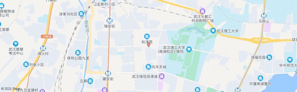 武汉雅安街松涛苑南门_公交站地图_武汉公交_妙搜公交查询2024