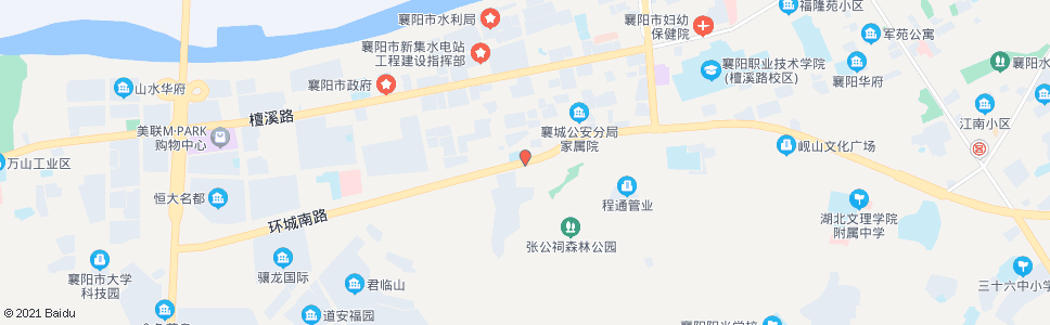 襄阳内环路虎头山路口_公交站地图_襄阳公交_妙搜公交查询2024