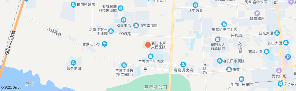 襄阳市一医院西院_公交站地图_襄阳公交_妙搜公交查询2025