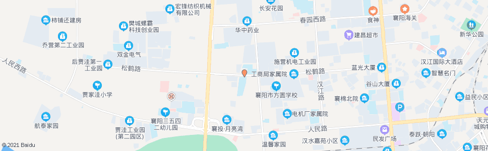 襄阳松鹤路施营路回_公交站地图_襄阳公交_妙搜公交查询2024