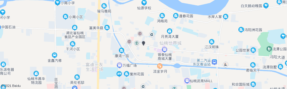 仙桃沔阳二路_公交站地图_仙桃公交_妙搜公交查询2024