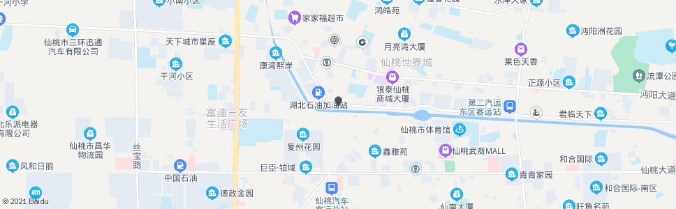 仙桃仙桃三中_公交站地图_仙桃公交_妙搜公交查询2024