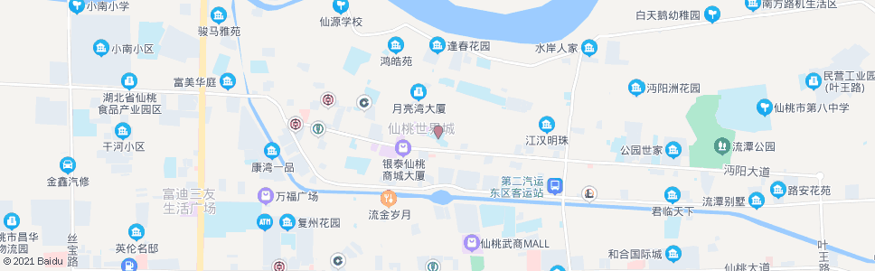 仙桃大新路小学_公交站地图_仙桃公交_妙搜公交查询2024