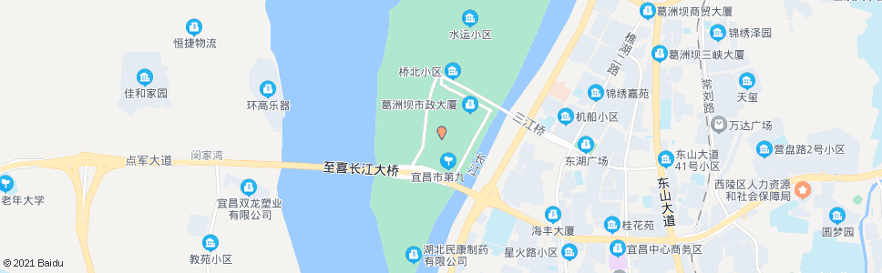 宜昌长航新村_公交站地图_宜昌公交_妙搜公交查询2024