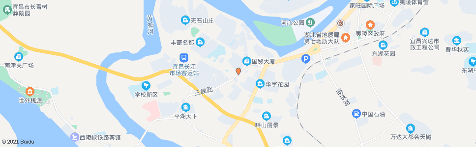 宜昌长江市场_公交站地图_宜昌公交_妙搜公交查询2024