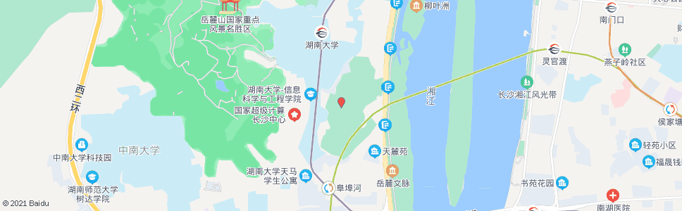 长沙天马山景区_公交站地图_长沙公交_妙搜公交查询2025