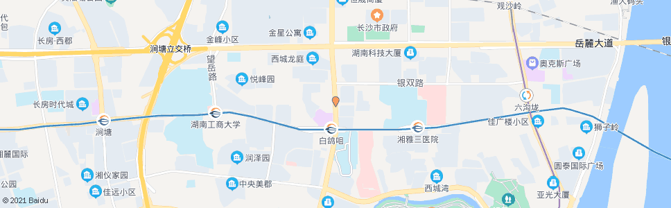 长沙市妇联_公交站地图_长沙公交_妙搜公交查询2024