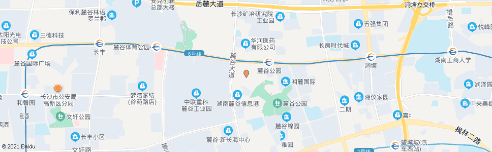 长沙高新区管委会_公交站地图_长沙公交_妙搜公交查询2024