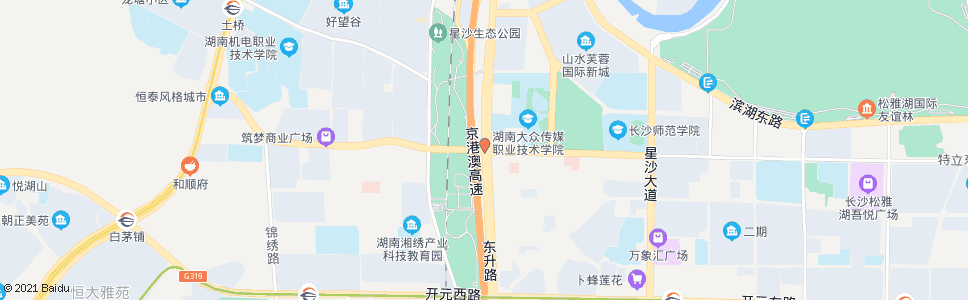 长沙东升路特立路口_公交站地图_长沙公交_妙搜公交查询2024