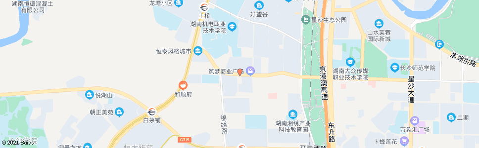 长沙雷公岭路口_公交站地图_长沙公交_妙搜公交查询2024