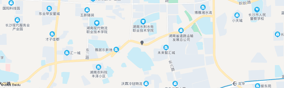 长沙泉塘市场_公交站地图_长沙公交_妙搜公交查询2024