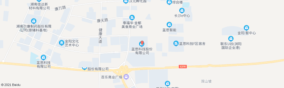 长沙蓝色科技园_公交站地图_长沙公交_妙搜公交查询2024